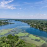 Aerial view of Upper Straits Lake