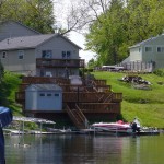 Lakefront homes Middle Straits Lake West Bloomfield Michigan