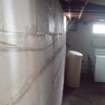 basement wall crack